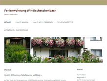 Tablet Screenshot of ferienwohnung-windischeschenbach.de